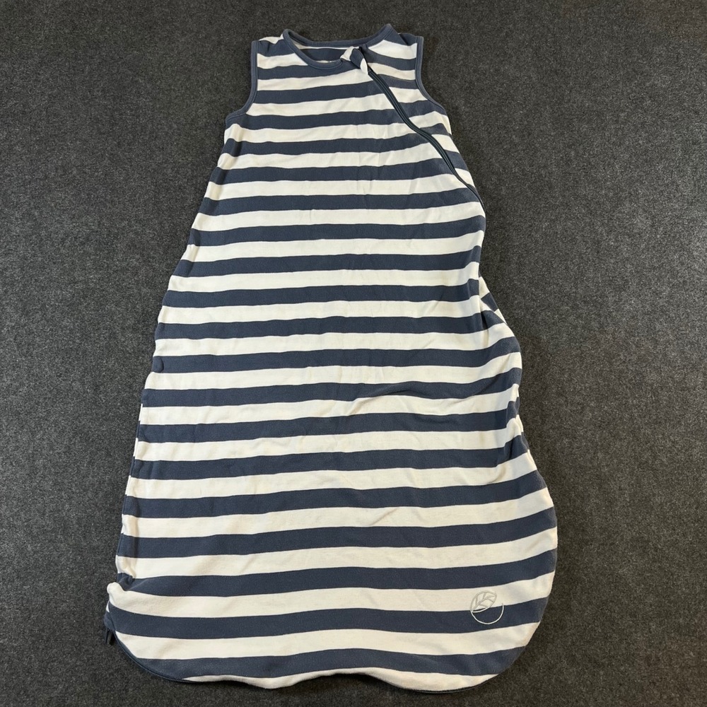 Ecolino Woolino Organic Cotton Baby Sleep Bag 18-36 Month Navy Stripe Sleeveless